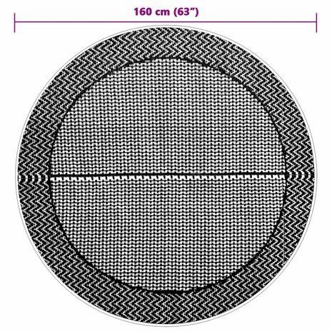 Buitenkleed ARAKIL &Oslash;160 cm polypropeen grijs 6