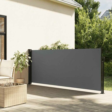Uitschuifbare zijluifel antraciet 140x300 cm 1
