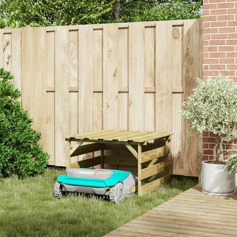 Grasmaaier Garage Bruin 84 x 80 x 56 cm 4