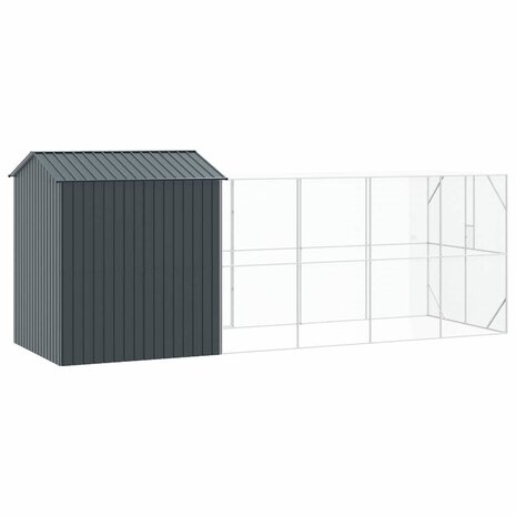 Vogelkooi Antraciet 621 x 208 x 247 cm Gegalvaniseerd staal 5