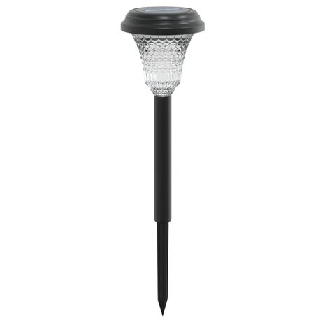 Tuinpadverlichting 12 st solar met grondpennen wit 4