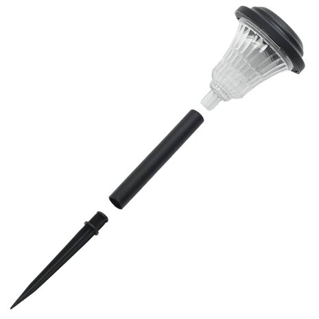 Tuinpadverlichting 12 st solar met grondpennen wit 6