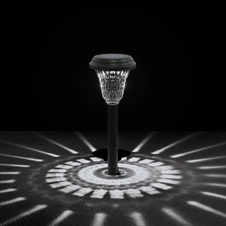 Tuinpadverlichting 12 st solar met grondpennen wit 7