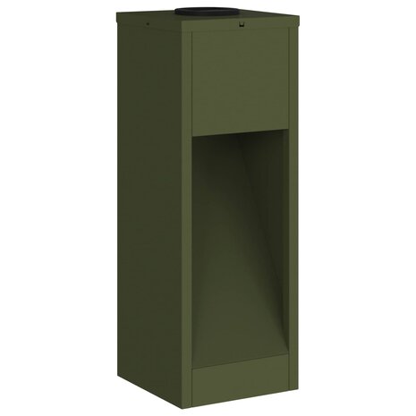 Zonne LED Padverlichting 2 pcs Olijf Groen Koudgewalst staal 4