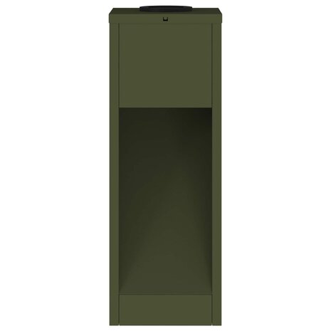 Zonne LED Padverlichting 2 pcs Olijf Groen Koudgewalst staal 6