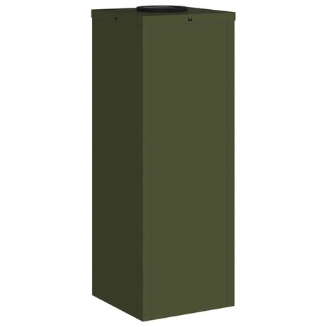 Zonne LED Padverlichting 2 pcs Olijf Groen Koudgewalst staal 8