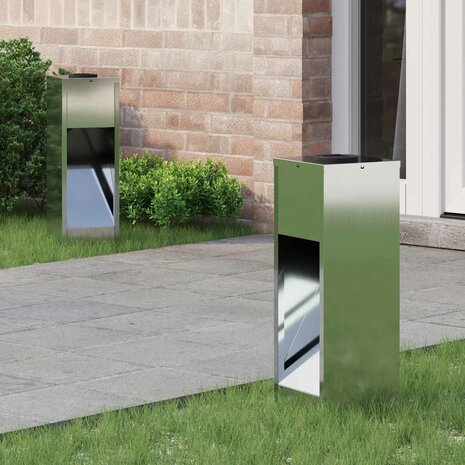 Zonne LED Padverlichting 2 pcs Zilver Gegalvaniseerd 1