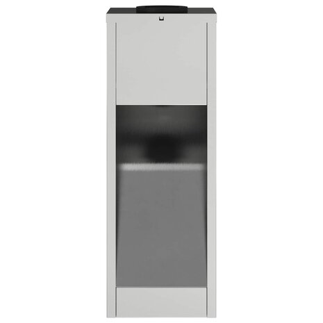 Zonne LED Padverlichting 2 pcs Zilver Gegalvaniseerd 6