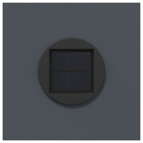 Solar LED Padverlichting 2 pcs Antraciet Koudgewalst staal 7