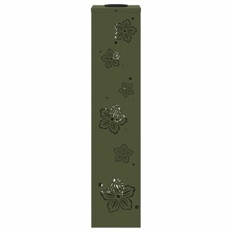 Solar LED Padverlichting 2 pcs Olijf Groen Koudgewalst staal 6