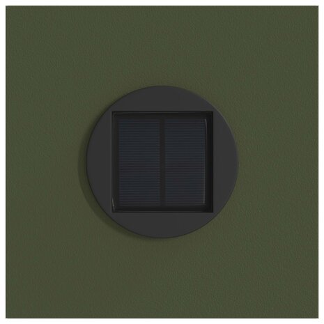 Solar LED Padverlichting 2 pcs Olijf Groen Koudgewalst staal 7