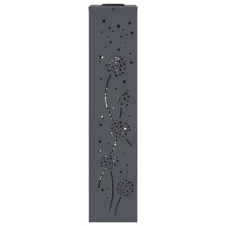 Solar LED Padverlichting 2 pcs Antraciet Koudgewalst staal 6