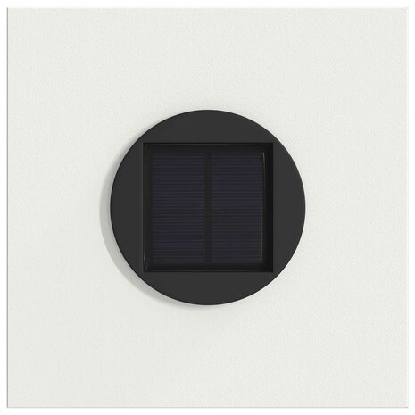 Solar LED Padverlichting 2 pcs Wit Koudgewalst staal 7