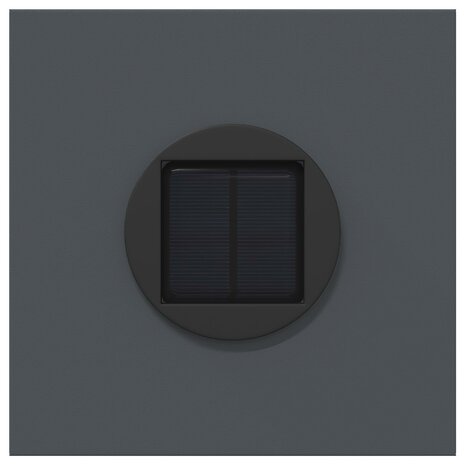 Solar LED Padverlichting 2 pcs Antraciet Koudgewalst staal 7