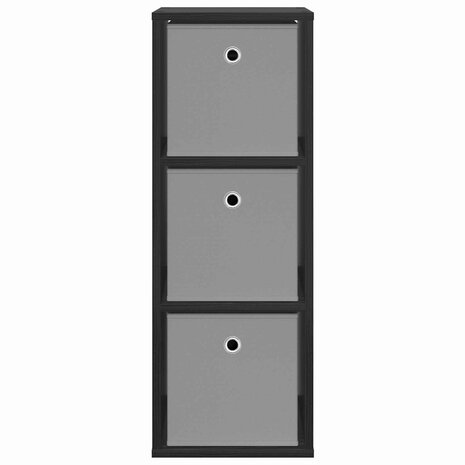 Dressoir met lade Zwart Eiken 30,5 x 27 x 84,5 cm 5