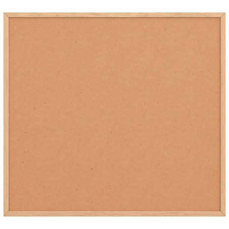 Prikbord met massief grenenhouten frame 60x55 cm 3