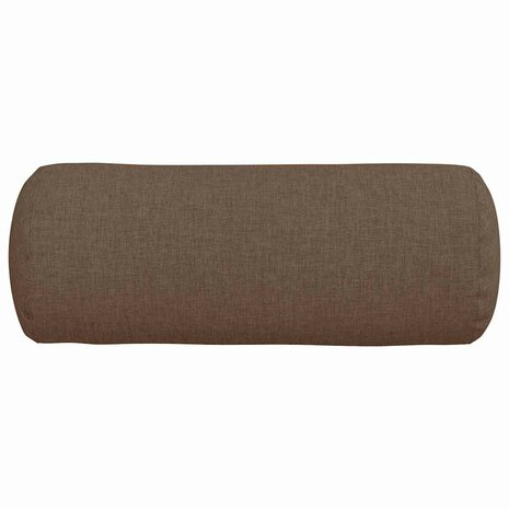 Bolster Kussens 2 stuks Bruin &Oslash; 15 x 40 cm Stof 6