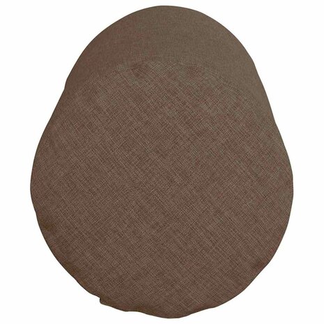Bolster Kussens 2 stuks Bruin &Oslash; 15 x 40 cm Stof 7