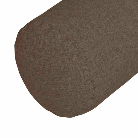 Bolster Kussens 2 stuks Bruin &Oslash; 15 x 40 cm Stof 8