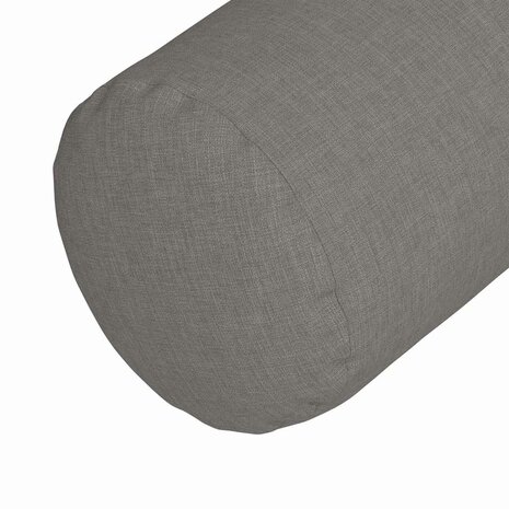 Bolster Kussens 2 stuks Taupe &Oslash; 15 x 40 cm Stof 8