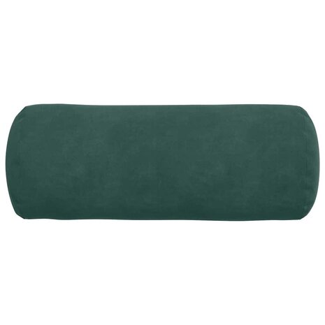 Bolster Kussens 2 stuks Donkergroen &Oslash; 15 x 40 cm Cordstof 6