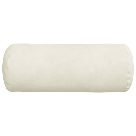 Bolster Kussens 2 stuks Cr&egrave;me &Oslash; 15 x 40 cm Cordstof 6