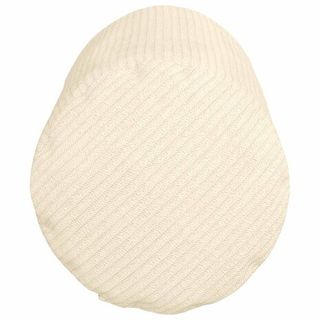 Bolster Kussens 2 stuks Cr&egrave;me &Oslash; 15 x 40 cm Cordstof 7