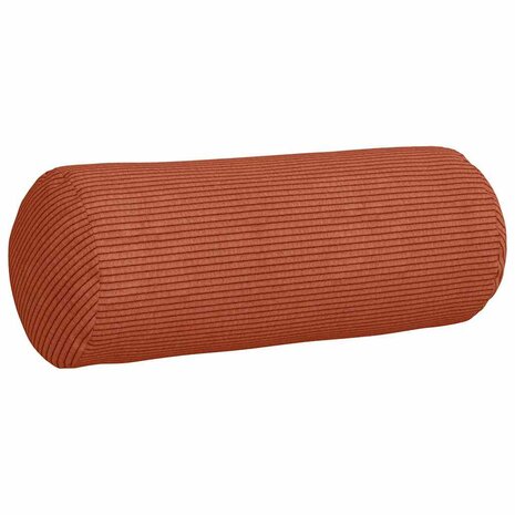 Bolster Kussens 2 stuks Rood-oranje &Oslash; 15 x 40 cm Cordstof 5