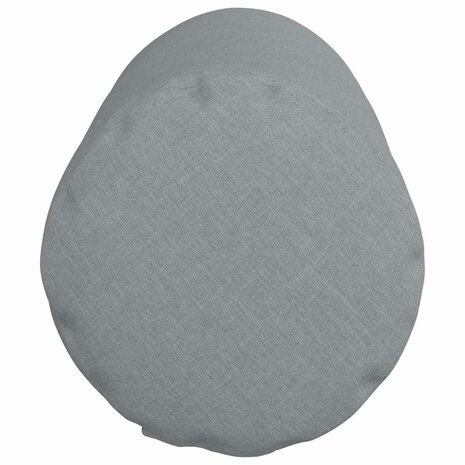 Bolster Kussens 2 stuks Lichtgrijs &Oslash; 25 x 70 cm Stof 7