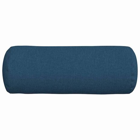 Bolster Kussens 2 stuks Blauw &Oslash; 25 x 70 cm Stof 6