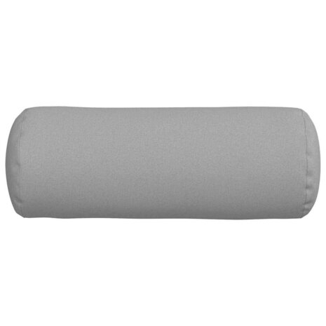 Bolster Kussens 2 stuks Wolkengrijs &Oslash; 25 x 70 cm Stof 6