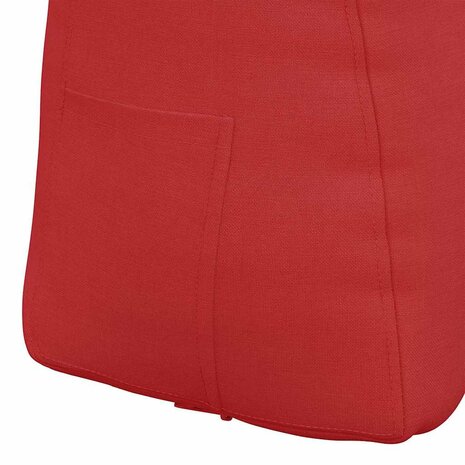Rugkussen Rood 45 x 24 x 50 cm Stof 9