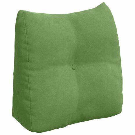 Rugkussen Lichtgroen 45 x 24 x 50 cm Fluweel 2