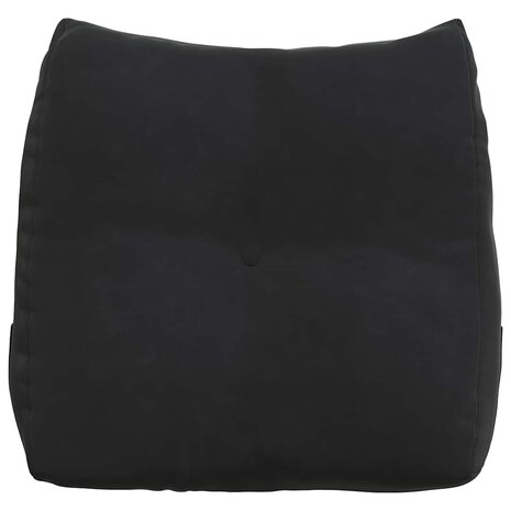 Rugkussen Zwart 45 x 24 x 50 cm Fluweel 6