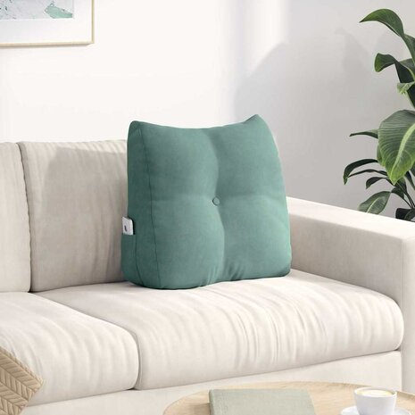 Rugkussen Zeegroen 45 x 24 x 50 cm Fluweel 1