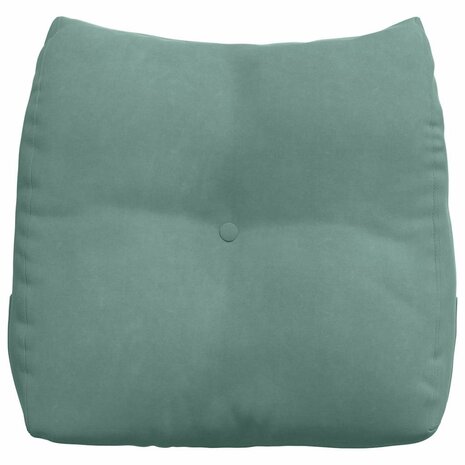 Rugkussen Zeegroen 45 x 24 x 50 cm Fluweel 6
