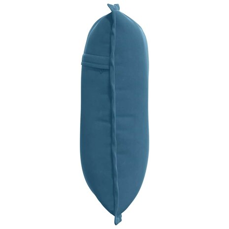 Rugkussen Blauw 50 x 45 cm Cordstof 6