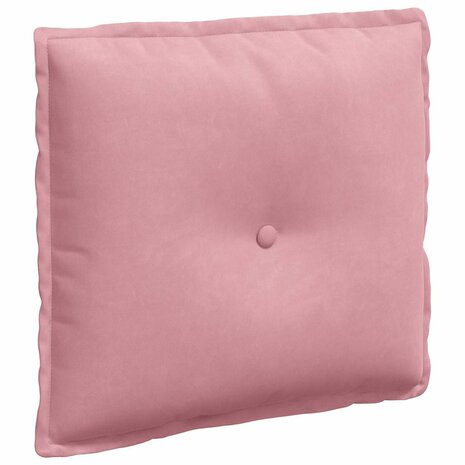Rugkussen Roze 50 x 45 cm Cordstof 2