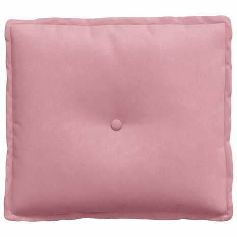 Rugkussen Roze 50 x 45 cm Cordstof 5