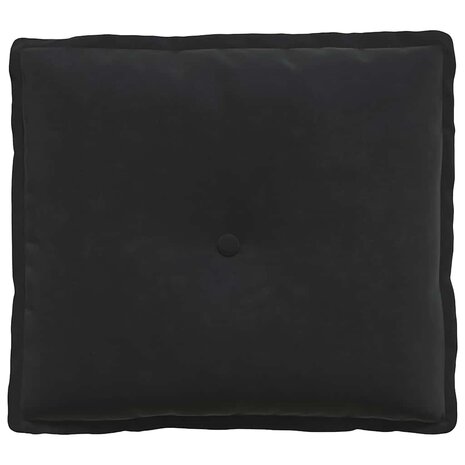 Rugkussen Zwart 50 x 45 cm Cordstof 5