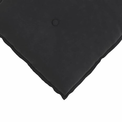 Rugkussen Zwart 50 x 45 cm Cordstof 7