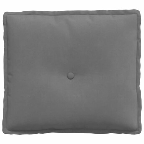 Rugkussen Donkergrijs 50 x 45 cm Microvezel Stof 5