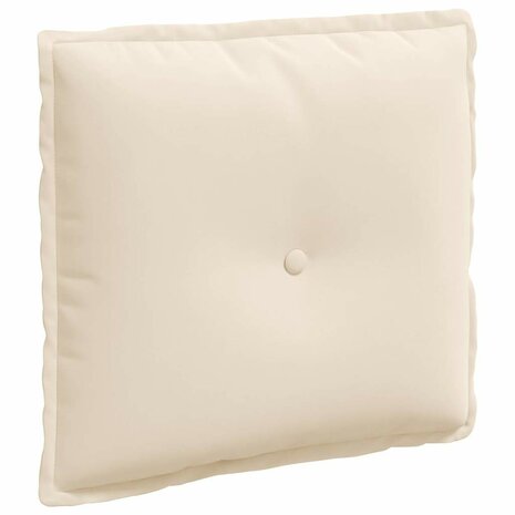 Rugkussen Beige 50 x 45 cm Microvezel Stof 2