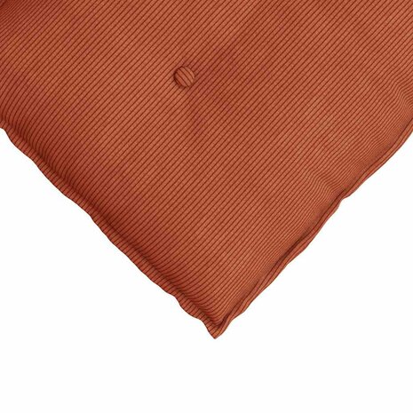 Rugkussen Rood-oranje 50 x 45 cm Cordstof 7