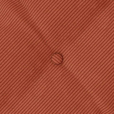 Rugkussen Rood-oranje 50 x 45 cm Cordstof 8