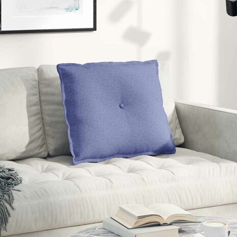 Rugkussen Jeans Blauw 60 x 19 x 50 cm Stof 1