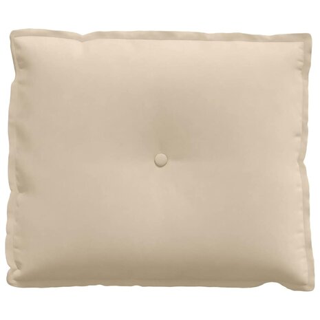 Rugkussen Cr&egrave;me 60 x 50 cm Microvezel Stof 5