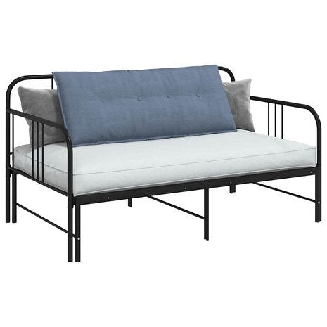 Rugkussen Blauw 120 x 50 cm Cordstof 3