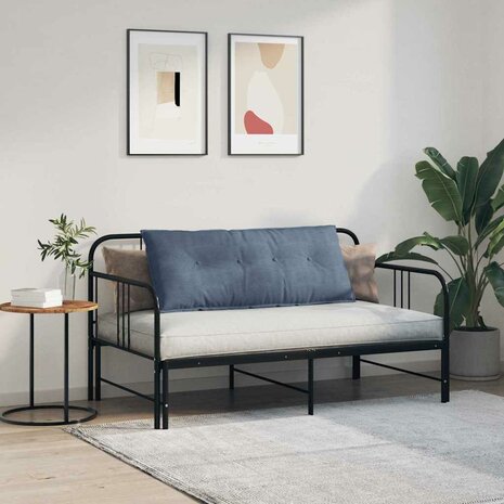 Rugkussen Blauw 120 x 50 cm Cordstof 4