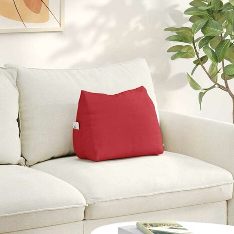 Rugkussen Rood 45 x 20 x 35 cm Stof 1
